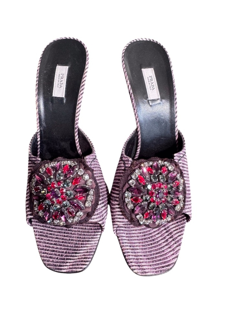 Vintage Prada Kitten Heel Mules